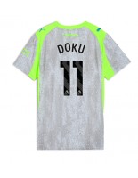 Ženske Nogometnih dresov Manchester City Jeremy Doku #11 Tretji 2025-26 Kratki rokavi Ženske Nogometnih dresov Manchester City Jeremy Doku #11 Tretji 2025-26 Kratki rokavi